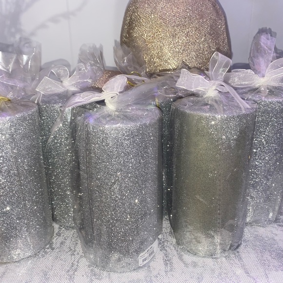 Silver Glittery Candals - Picture 2 of 2